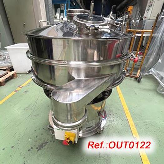 Used STAINLESS STEEL “FILTRA VIBRACIÓN” MODEL FTI-0800 VIBRATING SIEVE MACHINE