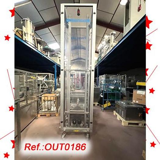 Used ELEVADOR DE CÁPSULAS - PASTILLAS - TABLETAS “OTTENSCHLÄGER” SORTLIFT-8 CON CUBA VIBRADORA Y ESTRUCTURA CON RUEDAS