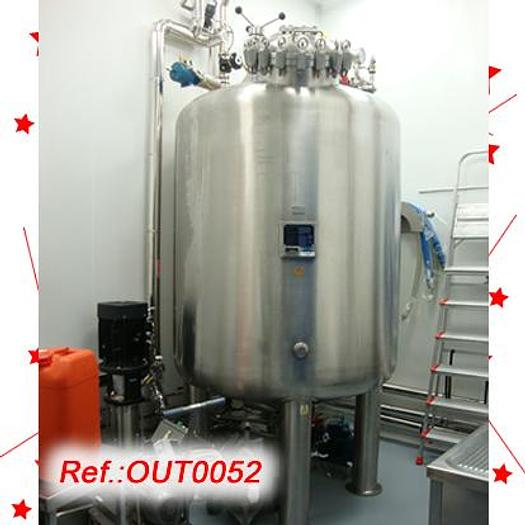 Usado REACTOR DE ACERO INOXIDABLE “E. BACHILLER. B” DE 2.500 LITROS APROX.