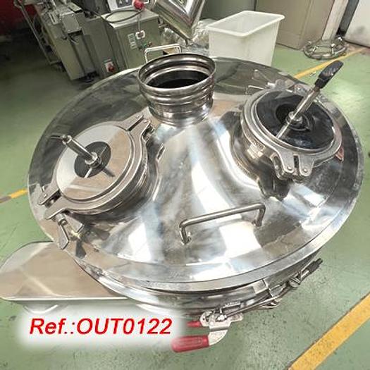 Used STAINLESS STEEL “FILTRA VIBRACIÓN” MODEL FTI-0800 VIBRATING SIEVE MACHINE