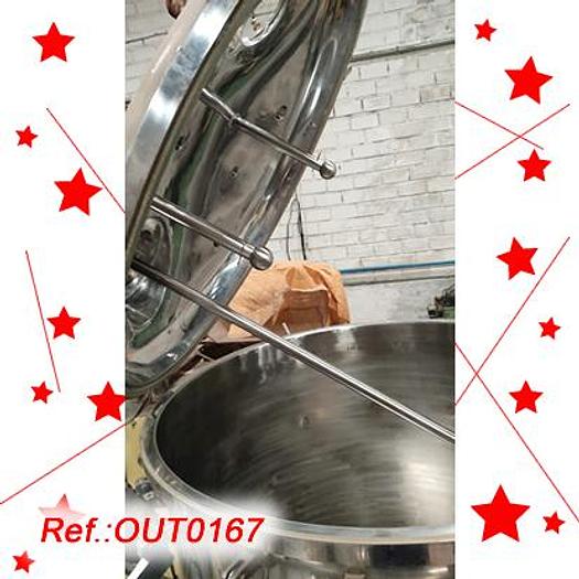 Usat REACTOR A PRESSIÓ DE 500 LITRES APROX. D'ACER INOXIDABLE AMB AGITADOR D'HÈLIX MARINA