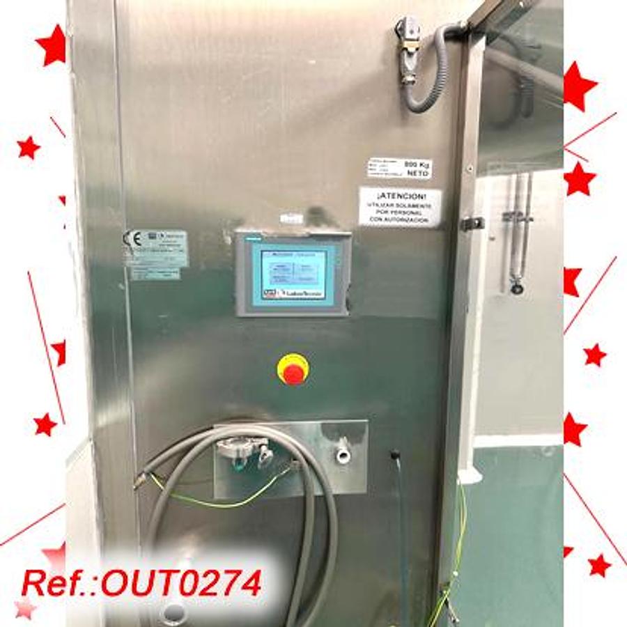 Used MEZCLADOR EN “V” “SAR LABORTECNIC” DE ACERO INOXIDABLE DE 1.200 LITROS APROX.