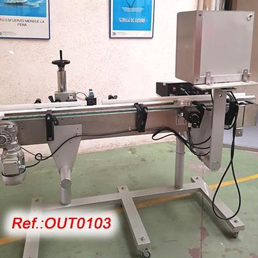 Used "WOLKE" m600 BATCH MARKING LINE MOUNTED ON HINGE TRANSPORT BELT