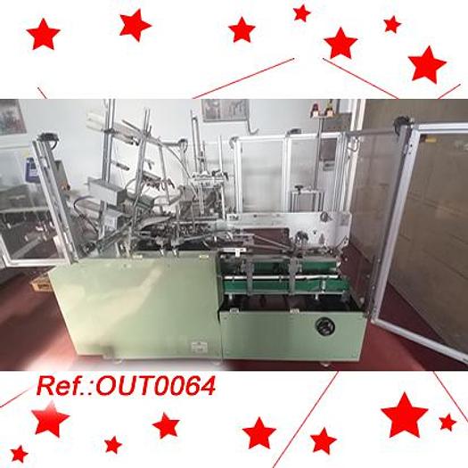 Used "CAM" SM-1CX CASE PACKING MACHINE FOR SEALING OF BOXES WITH ADHESIVE TAPE