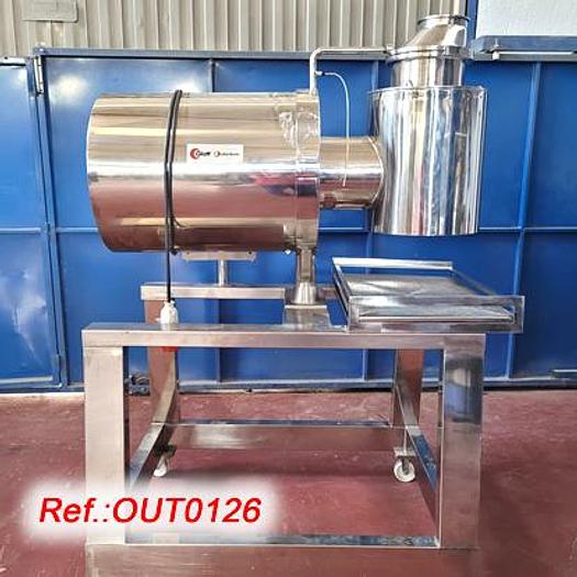 Usat TROSSEJADORA  - TAMISADORA “GLATT LABORTECNIC” MODEL CÒNICA “TRG-250.03” D´ACER INOXIDABLE