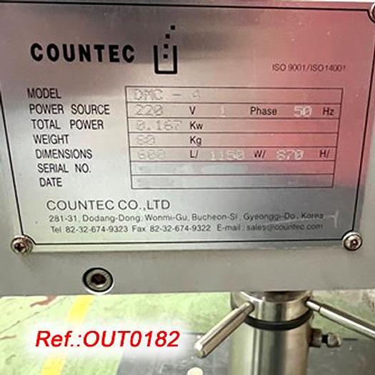 Used CONTADORA DE PASTILLAS – TABLETAS – CÁPSULAS “COUNTEC” MODELO DMC-4 DE ACERO INOXIDABLE