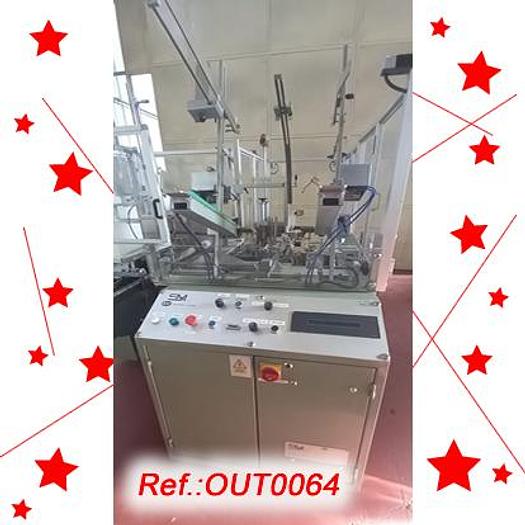 Used "CAM" SM-1CX CASE PACKING MACHINE FOR SEALING OF BOXES WITH ADHESIVE TAPE