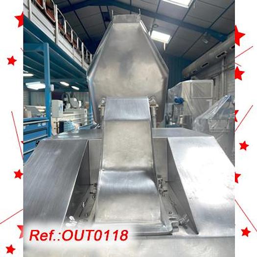 Used STAINLESS STEEL ““MANESTY FILMIZZ” ATEX MODEL D BLADE AND HAMMER MILL