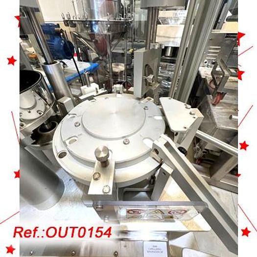 Usat MÀQUINA OMPLIDORA – TANCADORA DE CÀPSULES DE GELATINA DURA “DOTT BONAPACE” MODEL “IN-CAP” PER A POLS I PELLETS