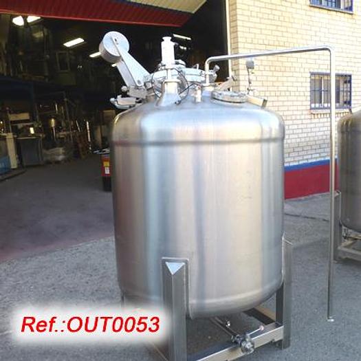 Usat DIPÒSIT D’EMMAGATZEMATGE D’ACER INOXIDABLE DE 1.350 LITRES APROX.