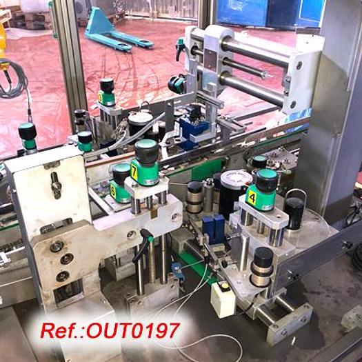 Used ETIQUETADORA “NERI” MODELO SLP-400-VTE PARA TAMPER – EVIDENT CON DOS CABEZALES