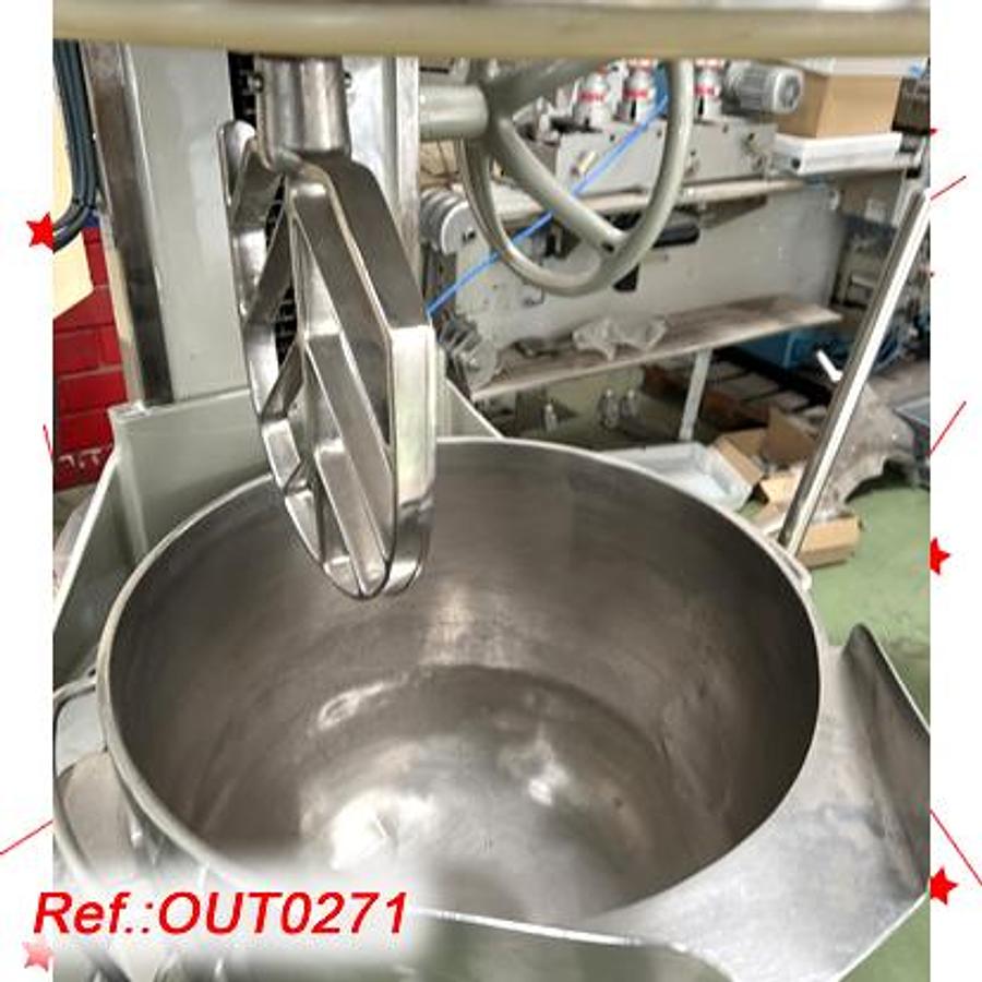 Used AMASADORA PLANETARIA “ARTOFEX” CON CUBA DE 125 LITROS APROX.