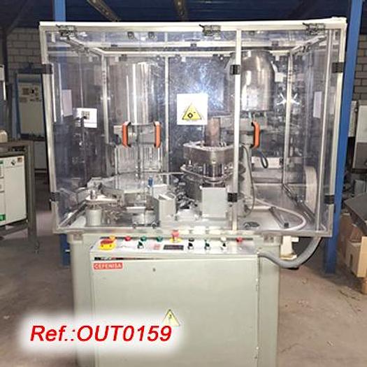 Usat OMPLIDORA – TANCADORA AUTOMÀTICA DE CÀPSULES DE GELATINA DURA “HOFLIGER + KARG (BÖSCH)” MODEL GKF-1200