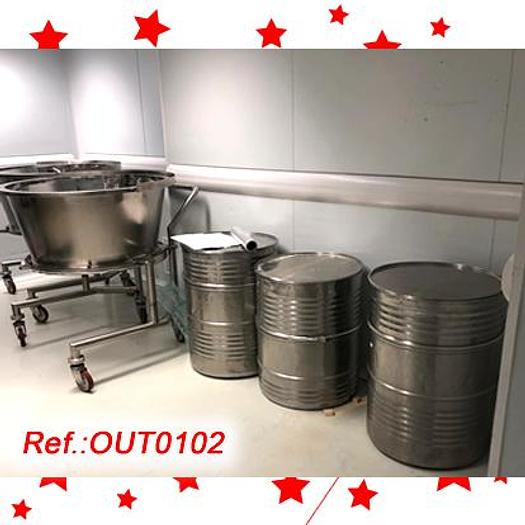 Usat LLIT FLUIT D’ACER INOXIDABLE “CALMIC ENGINEERING” MODEL 25 DE 250 LITRES