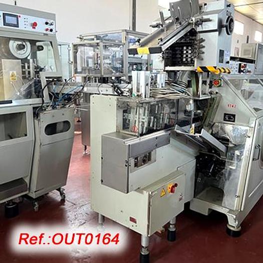 Usat LÍNIA DE BLISTER “MARCHESINI” AMB MÀQUINA DE BLISTER “MARCHESINI” MODEL GAMMA MB-440 I ESTOTJADORA “MARCHESINI” MODEL BA-400