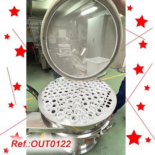 Used STAINLESS STEEL “FILTRA VIBRACIÓN” MODEL FTI-0800 VIBRATING SIEVE MACHINE