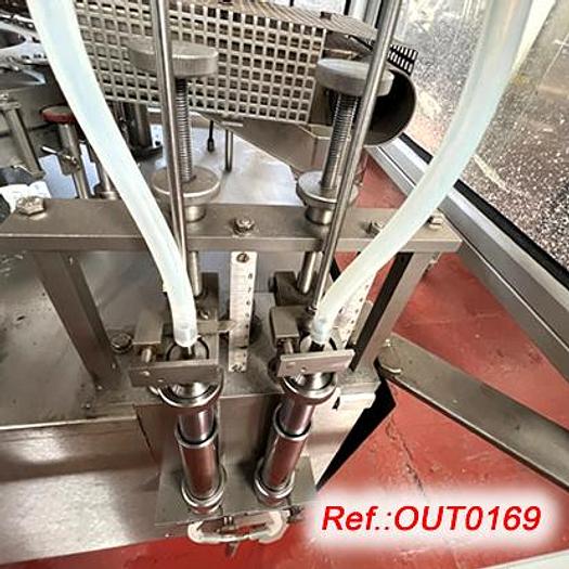 Used "ROTA" MODEL R-920 AUTOMATIC AMPOULE FILLING AND SEALING MACHINE WITH A 20ml AMPOULE FORMAT