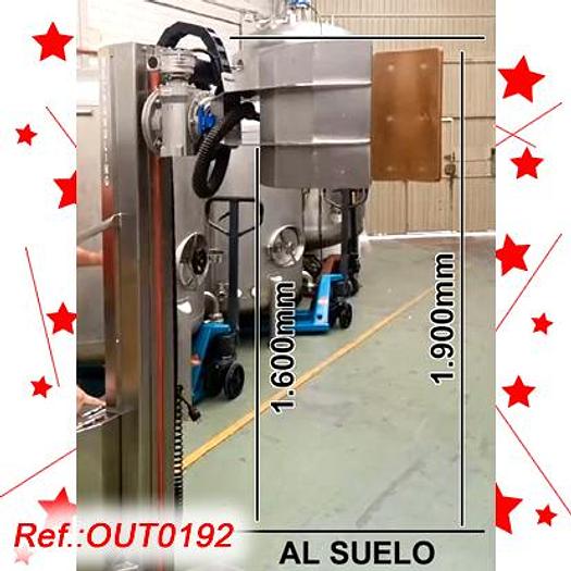 Used ELEVADOR DE DEPÓSITOS - BOBINAS CON GIRO CON VOLTEADOR “MECHANDLING” CON BATERÍA RECARGABLE Y RUEDAS