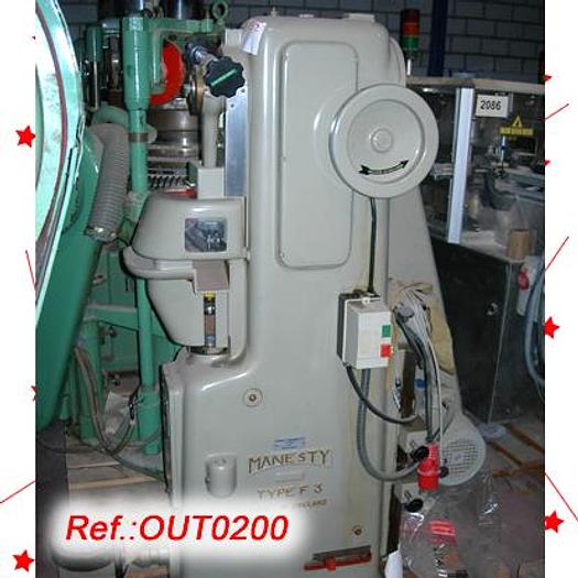 Used MÁQUINA DE COMPRIMIR VERTICAL "MANESTY" MODELO F-3 PARA DESARROLLO GALÉNICO O PEQUEÑOS LOTES
