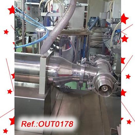 Used LLENADORA SEMIAUTOMÁTICA CON EL PISTÓN DE CINCO LITROS Y MEDIO Y DE RANGO DE DOSIFICADO DE 250ml A 5,5 LITROS APROX. CON BOQUILLA ANTIGOTEO