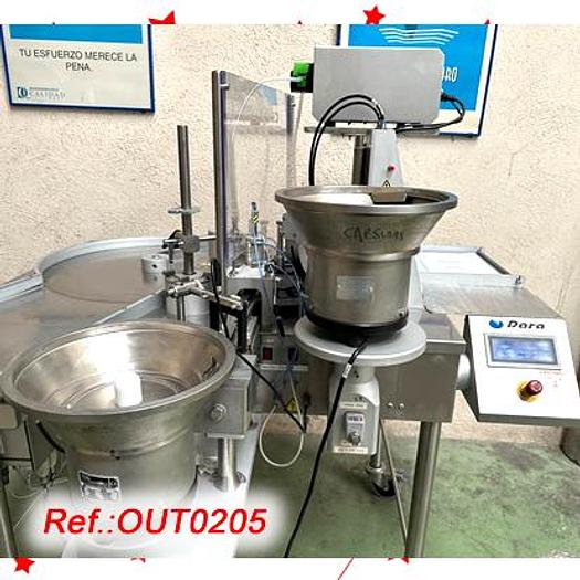 Used TREN MONOBLOC “DARA” MODELO SX-200 PARA LLENADO, TAPADO Y CAPSULADO DE VIALES DE VIDRIO PARA LÍQUIDOS