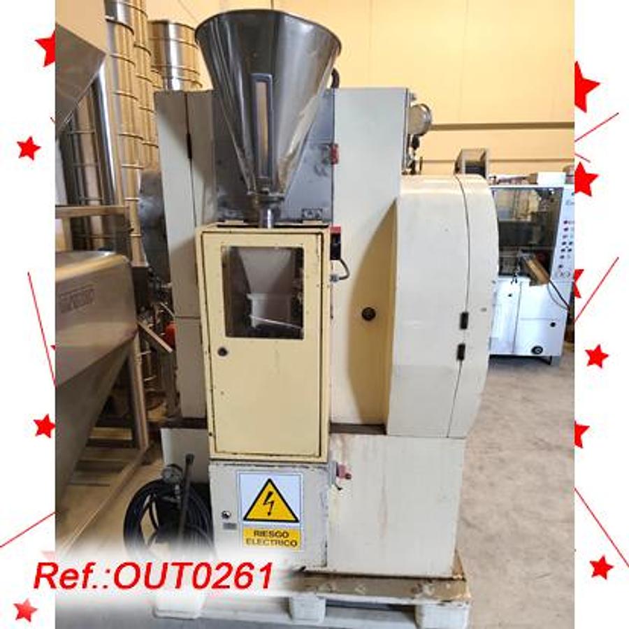 Used MÁQUINA DE COMPRIMIR VERTICAL “FETTE” MODELO “EXACTA-31” CON UNA MATRICERÍA SEGÚN EXISTENCIAS