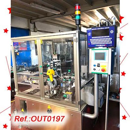 Used ETIQUETADORA “NERI” MODELO SLP-400-VTE PARA TAMPER – EVIDENT CON DOS CABEZALES