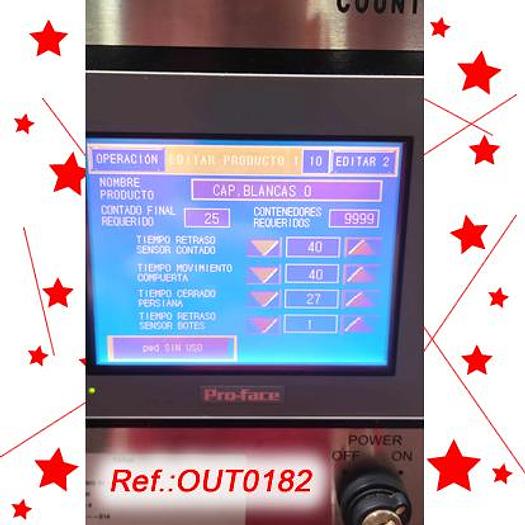 Used CONTADORA DE PASTILLAS – TABLETAS – CÁPSULAS “COUNTEC” MODELO DMC-4 DE ACERO INOXIDABLE