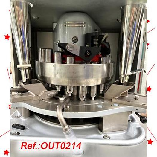Used MÁQUINA DE COMPRIMIR ROTATIVA “KILIAN” TIPO “RUD” DE VEINTE ESTACIONES PARA HACER COMPRIMIDOS BICAPA