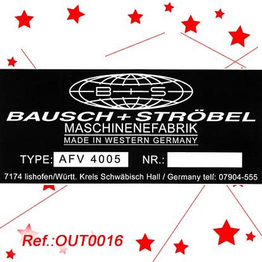 Usat OMPLIDORA TANCADORA D´AMPOLLES “BAÜSCH + STRÖBEL” AFV-4005 AMB UN FORMAT D´AMPOLLES DE 2ml