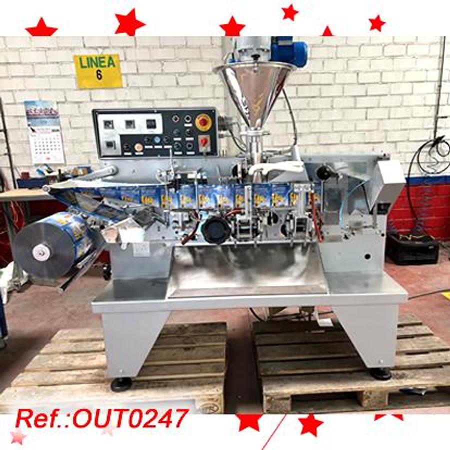 Used MÁQUINA FORMADORA - LLENADORA - CERRADORA DE SOBRES “ROVEMA” MODELO “S-110” CON CABEZAL DE LLENADO PARA POLVO POR SINFÍN