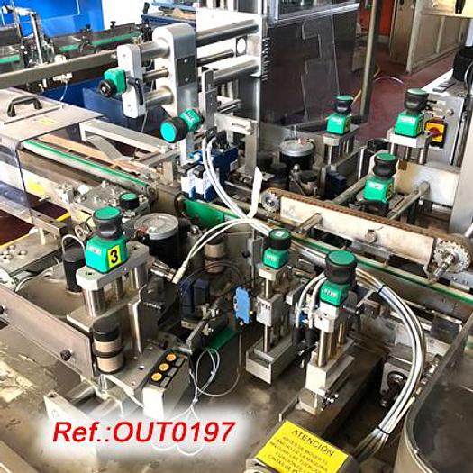 Used ETIQUETADORA “NERI” MODELO SLP-400-VTE PARA TAMPER – EVIDENT CON DOS CABEZALES