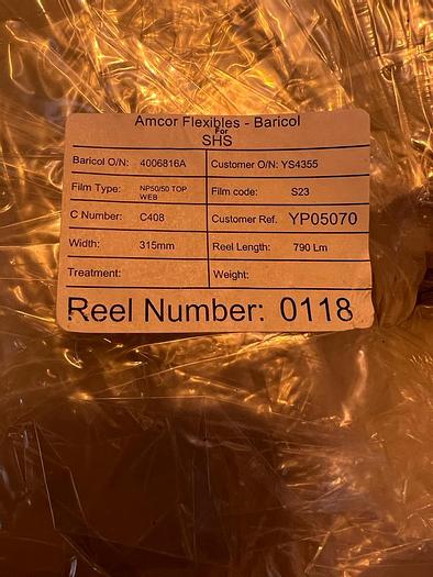 Amcor Flexibles-Baricol NP50/50 Top Web flexible film