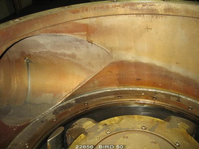 Used Bird 50 Centriscreen, .065" Holes, Patent No.: 2975899, 3X3 Rotor, 75Hp Motor And Motor Mount #22856