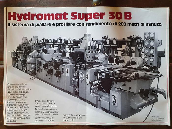 Used Weinig T&G production Linea produzione perline  Hydromat Super 30 B