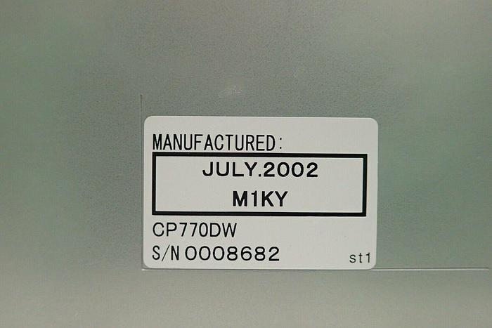 Used Mitsubishi Model CP770DW Digital Color Printer  77059318813