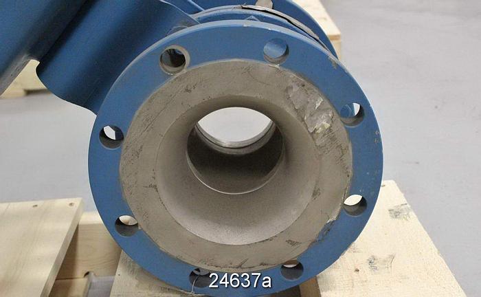 Used Neles Jamesbury 6" Ball Valve, Split Body, Stainless Steel Body #24637