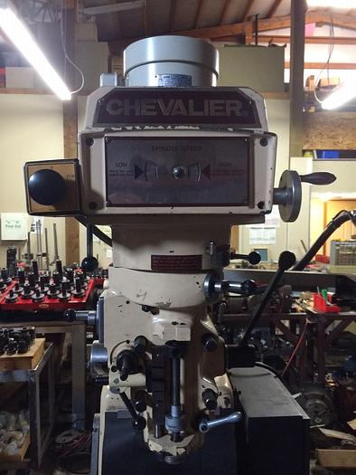 Used Chevalier FM-32K CNC Knee Mill #1585