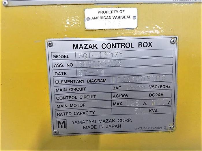 Used 1997 Mazak SQT18MSY Mark II