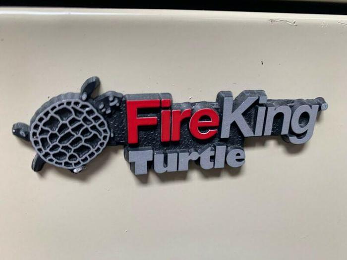 Used FireKing Turtle Fire Resistant Four-Drawer Vertical Filing Cabinet 4R1822-CPA