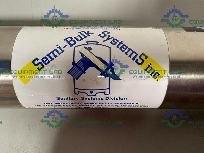 Used SANI-MATIC Stainless Steel Angle-Line End Inlet Standard Flow Long 36” Wedgewire