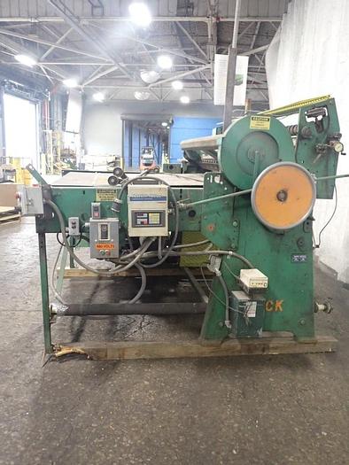 Used 72" BECK SINGLE ROTARY KNIFE SHEETER W/ OUTPUT CONVEYOR - PENDING SALE