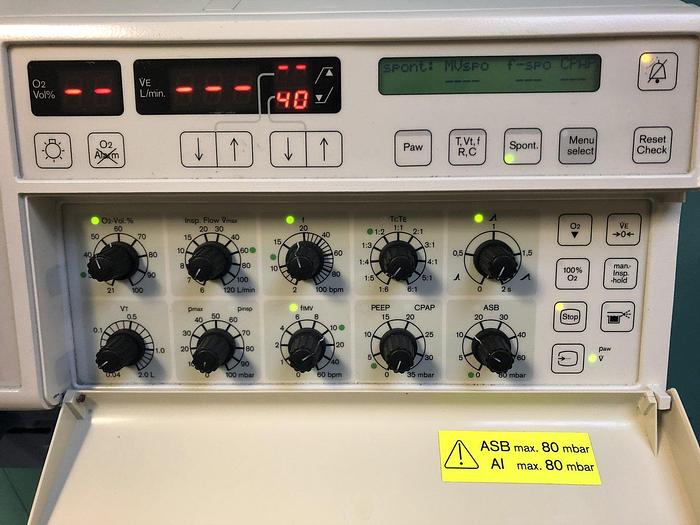 Used Dräger Evita2  Beatmungsgerät Ventilator auf Fahrwagen