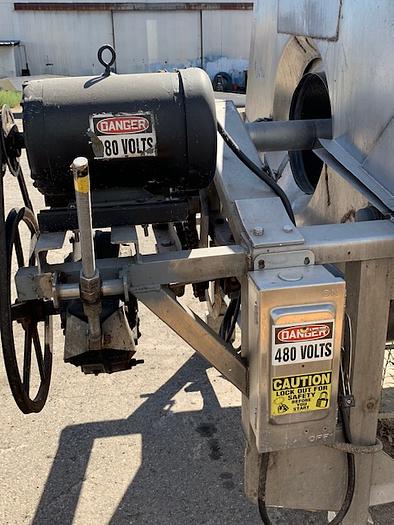 Used Lyco 4' x 12' Rotary Hot Water Blancher