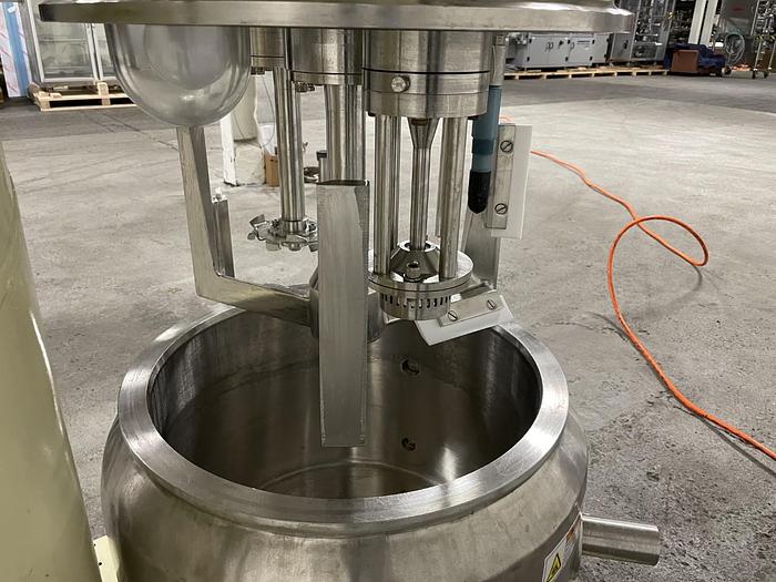 Used 10 GALLON ROSS TRIPLE SHAFT MIXER – PVM-10 – S/S – VAC – JKTD (#9722)