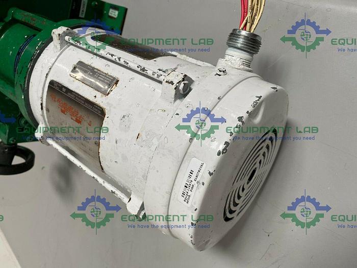 Used Masterflex 7585-50 Peristaltic Pump w/ Reliance Electric P56X40745 1/2 HP Motor