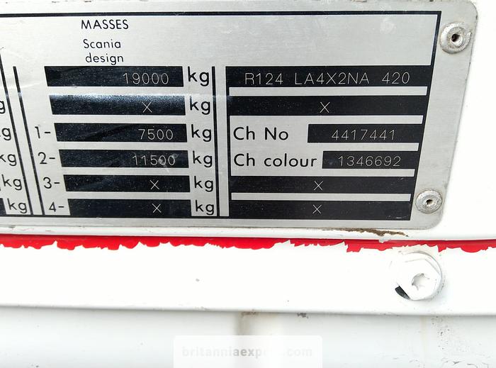 Used 1999 SCANIA R 124 L 420 manual retarder tractor unit