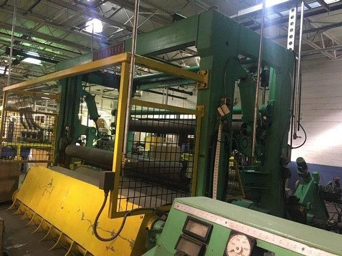 Used 140" (3.55M) JAGENBERG TYPE 45-15 SLITTER REWINDER  5000 FPM