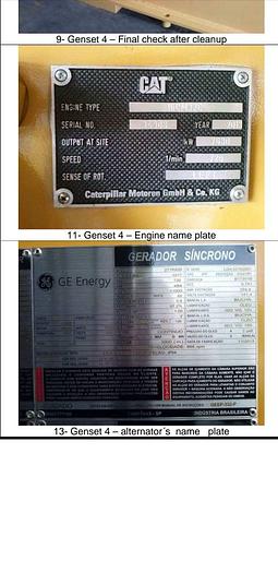 7.7 MW 2013 New Caterpillar 16CM32C Diesel Generator Sets