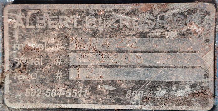 Used 12" x 164" UNICO HOLLOW FLIGHT TWIN SCREW AUGER DRYER - S/S